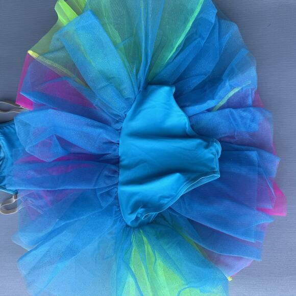 Weissman Sweet Escape 8751 Sz SC 6 6x Girls Dance Costume Tutu Dress & Bow Candy - Picture 7 of 9